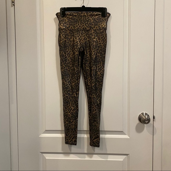 Spanx Faux Leather Leopard Leggings - Picture 5 of 6
